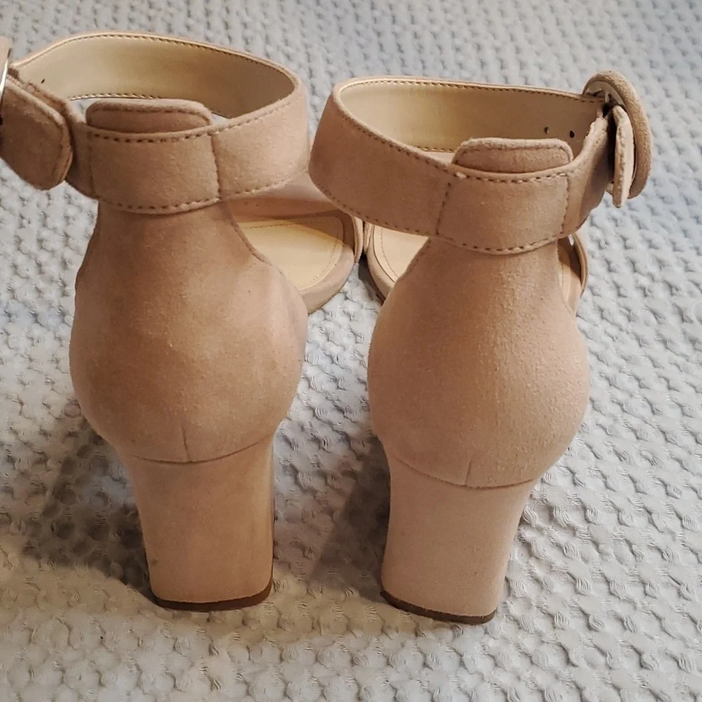 Marc Fisher LTD Karlee Sandal Ankle Strap Suede Size 9 (#25)